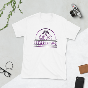 Let's H.O.W.L. logo Unisex  T-shirt